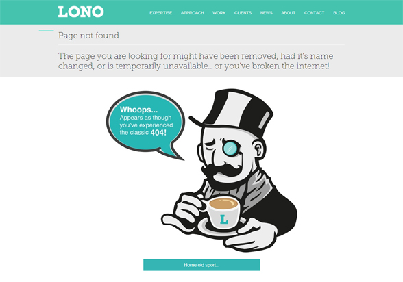 Lono Creative 404 Page