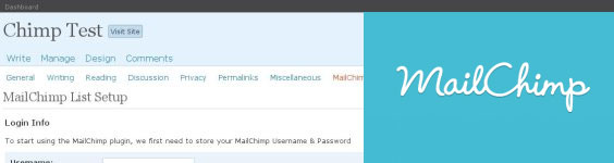Mailchimp Subscribe form