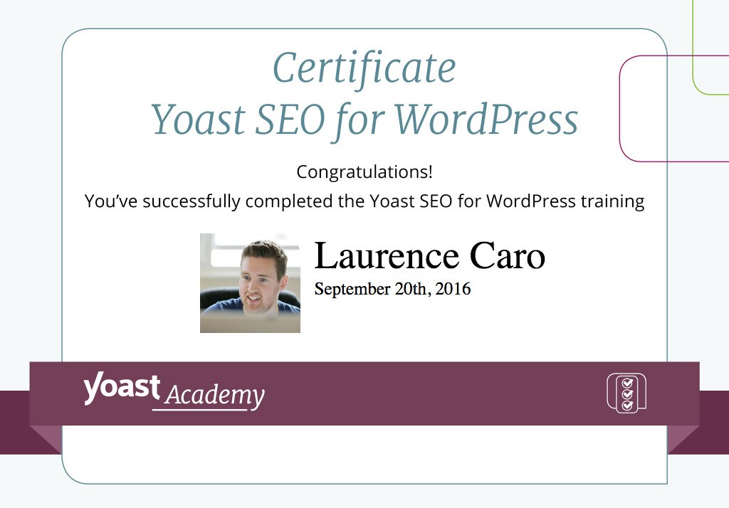 Yoast certified SEO consultant in Oxfordshire