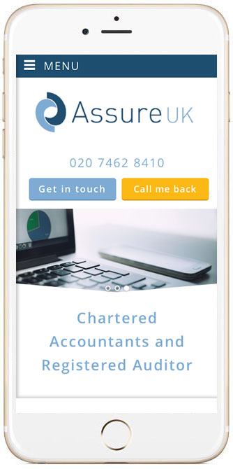 Accountants web design Oxford