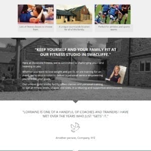 Dovecote website design Banbury